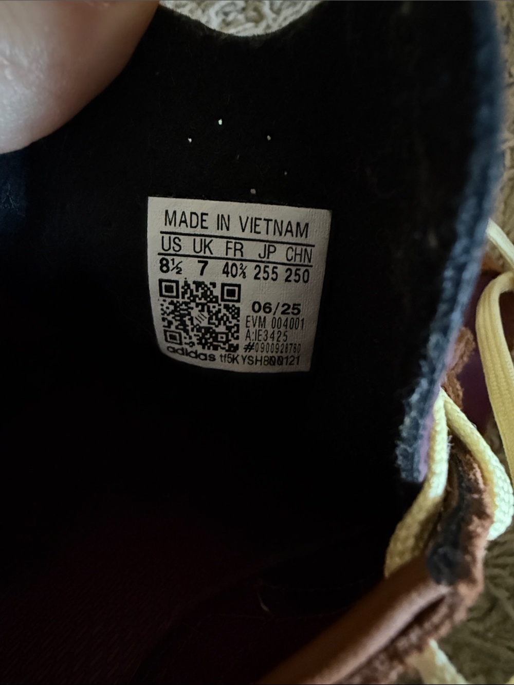 adidas Women's Maroon and Yellow Sneakers - Picture 13 of 13